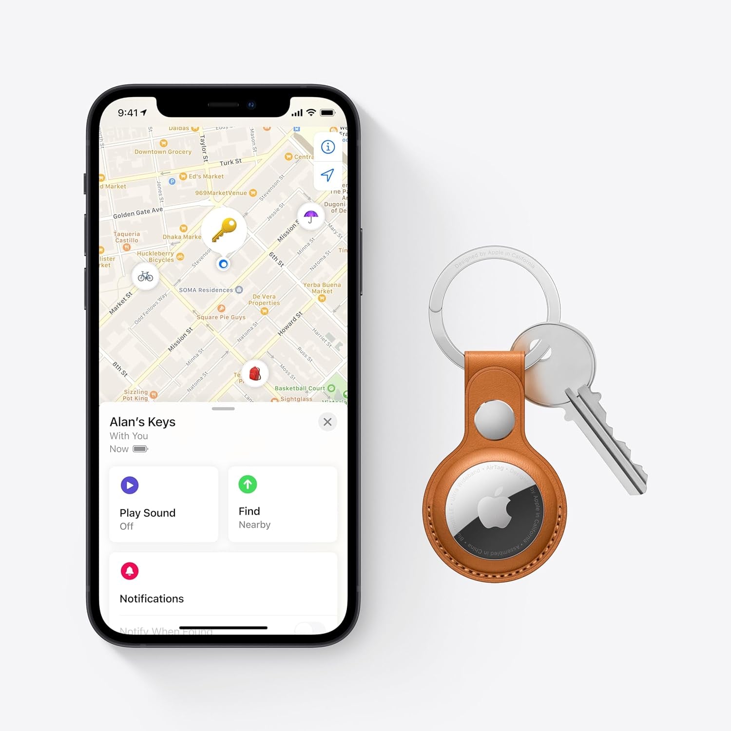 Airtag. Keep Track of and Find Your Keys, Wallet, Luggage, Backpack, and More. Simple One-Tap Set up with Iphone or Ipad